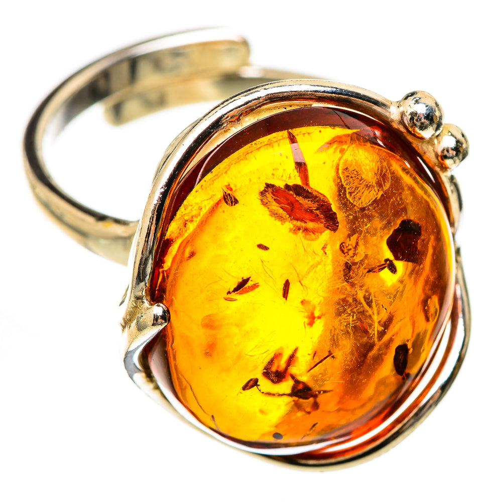 Baltic Amber Rings handcrafted by Anasilvercos - RING125699 - Photo 2