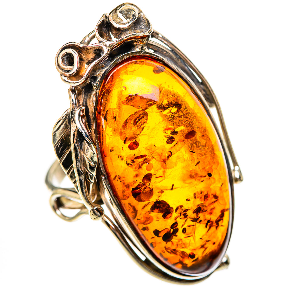 Baltic Amber Rings handcrafted by Anasilvercos - RING125700 - Photo 2