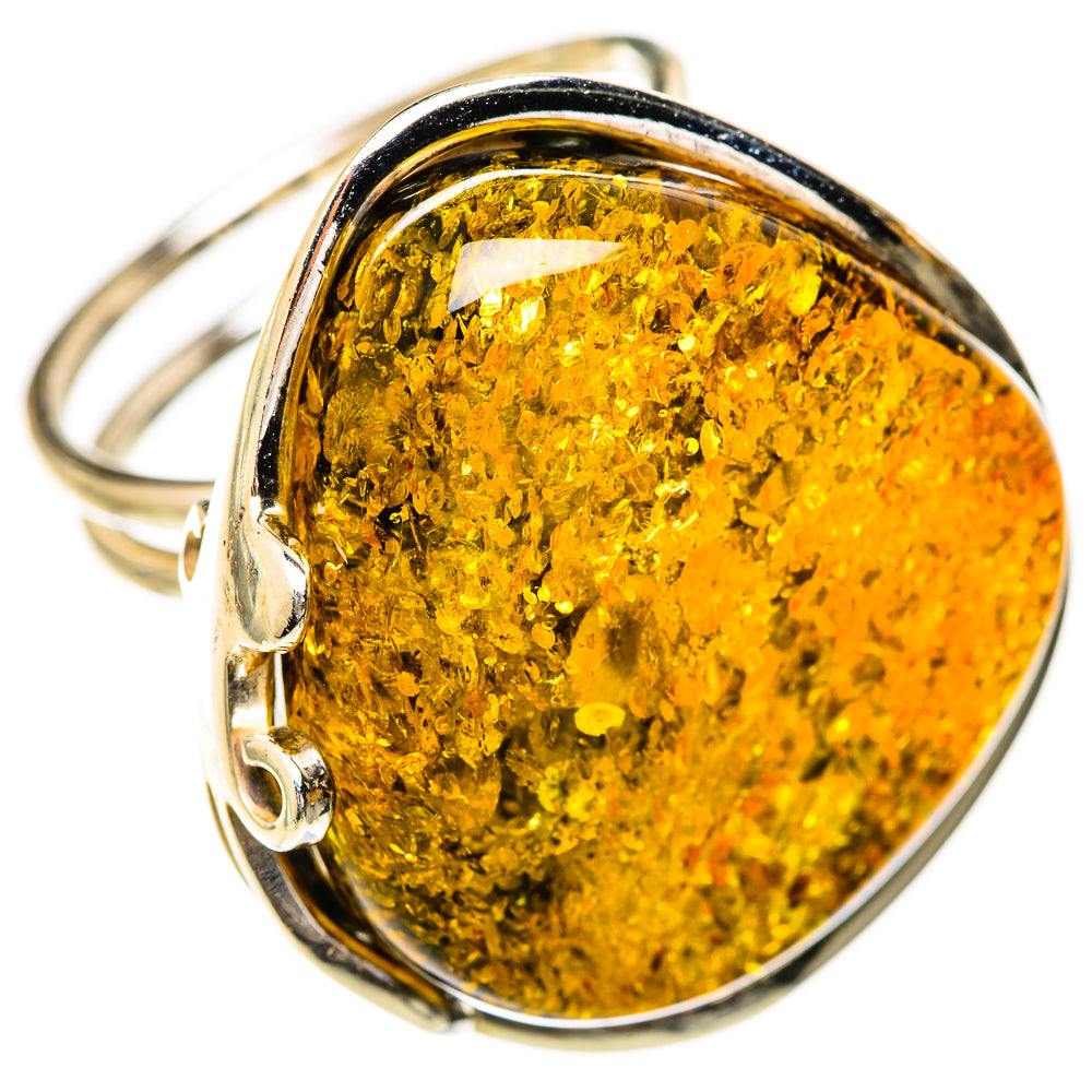 Baltic Amber Rings handcrafted by Anasilvercos - RING125708 - Photo 2
