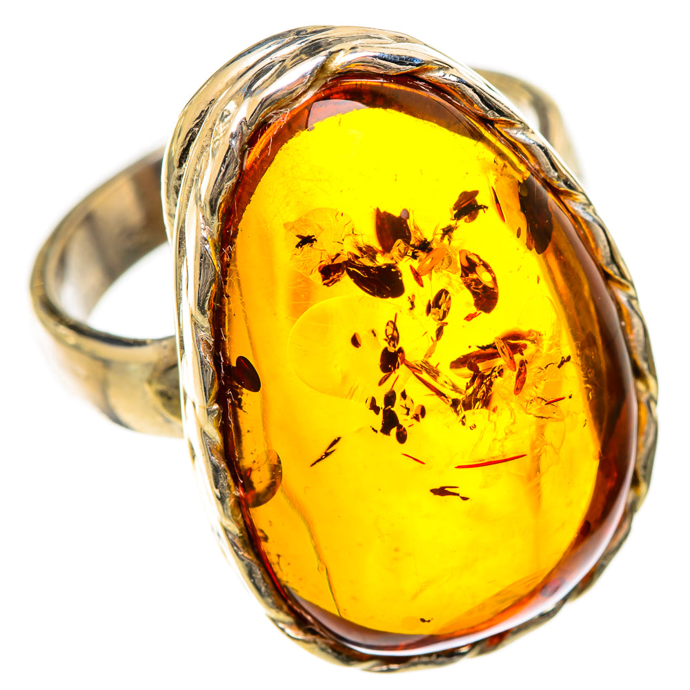 Baltic Amber Rings handcrafted by Anasilvercos - RING125715 - Photo 2