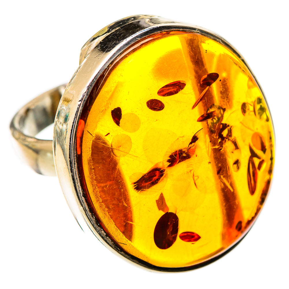 Baltic Amber Rings handcrafted by Anasilvercos - RING125717 - Photo 2