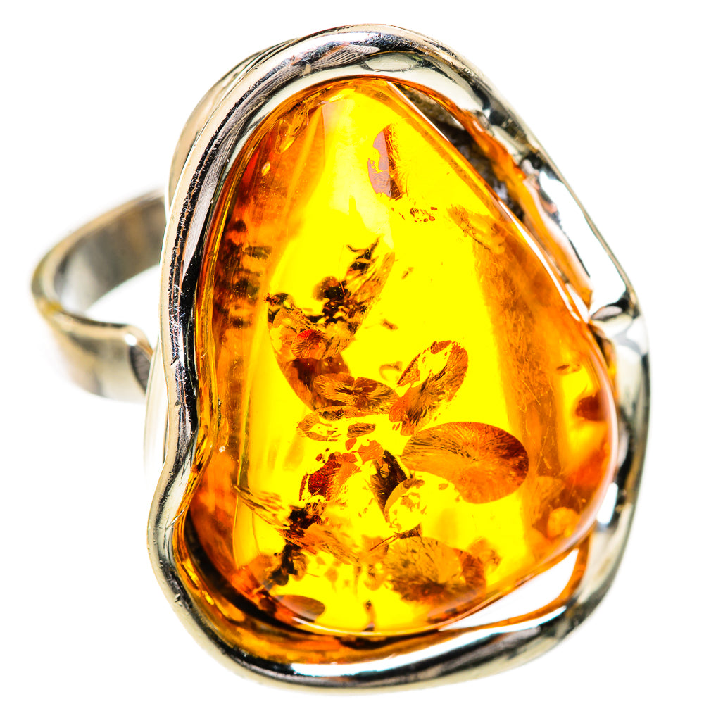 Baltic Amber Rings handcrafted by Anasilvercos - RING125729 - Photo 2