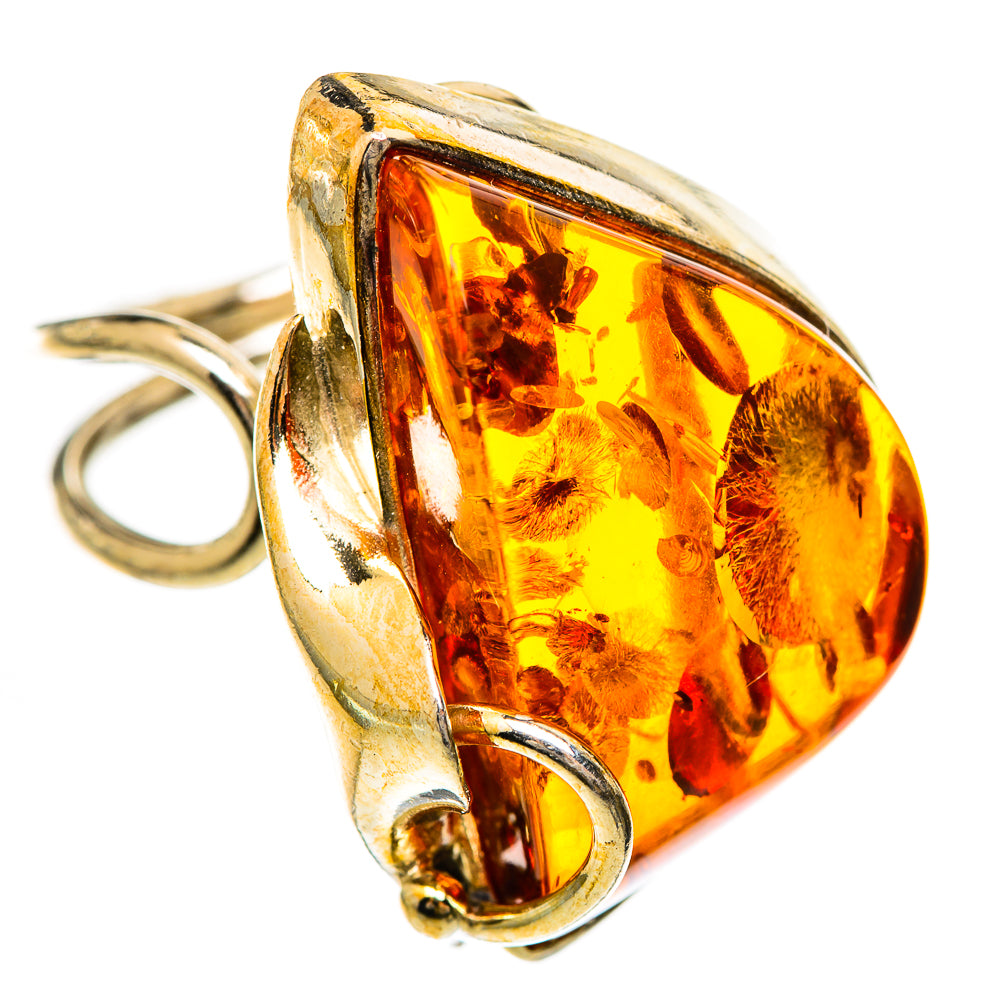 Baltic Amber Rings handcrafted by Anasilvercos - RING125738 - Photo 2