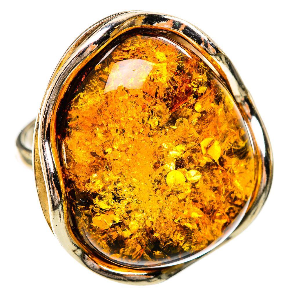 Baltic Amber Rings handcrafted by Anasilvercos - RING125745 - Photo 2