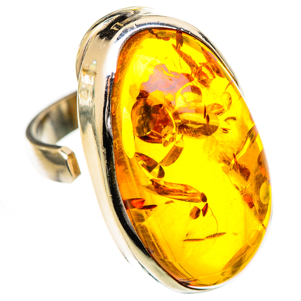 Baltic Amber Rings handcrafted by Anasilvercos - RING125750 - Photo 2