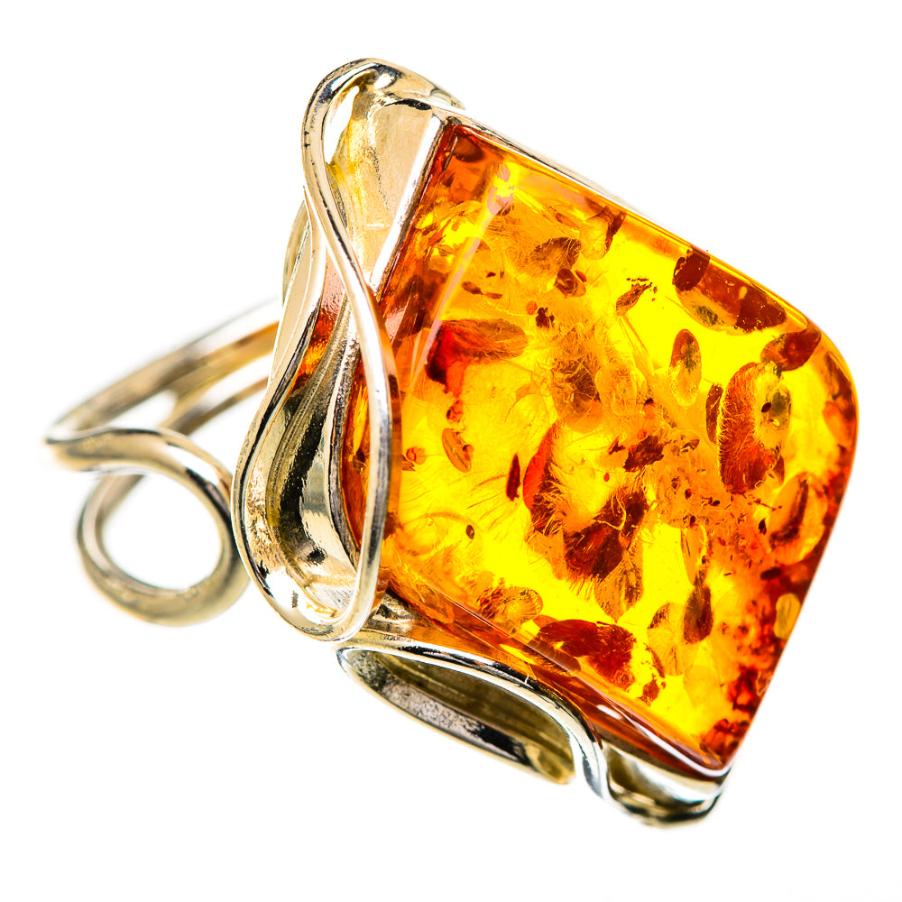 Baltic Amber Rings handcrafted by Anasilvercos - RING125751 - Photo 2