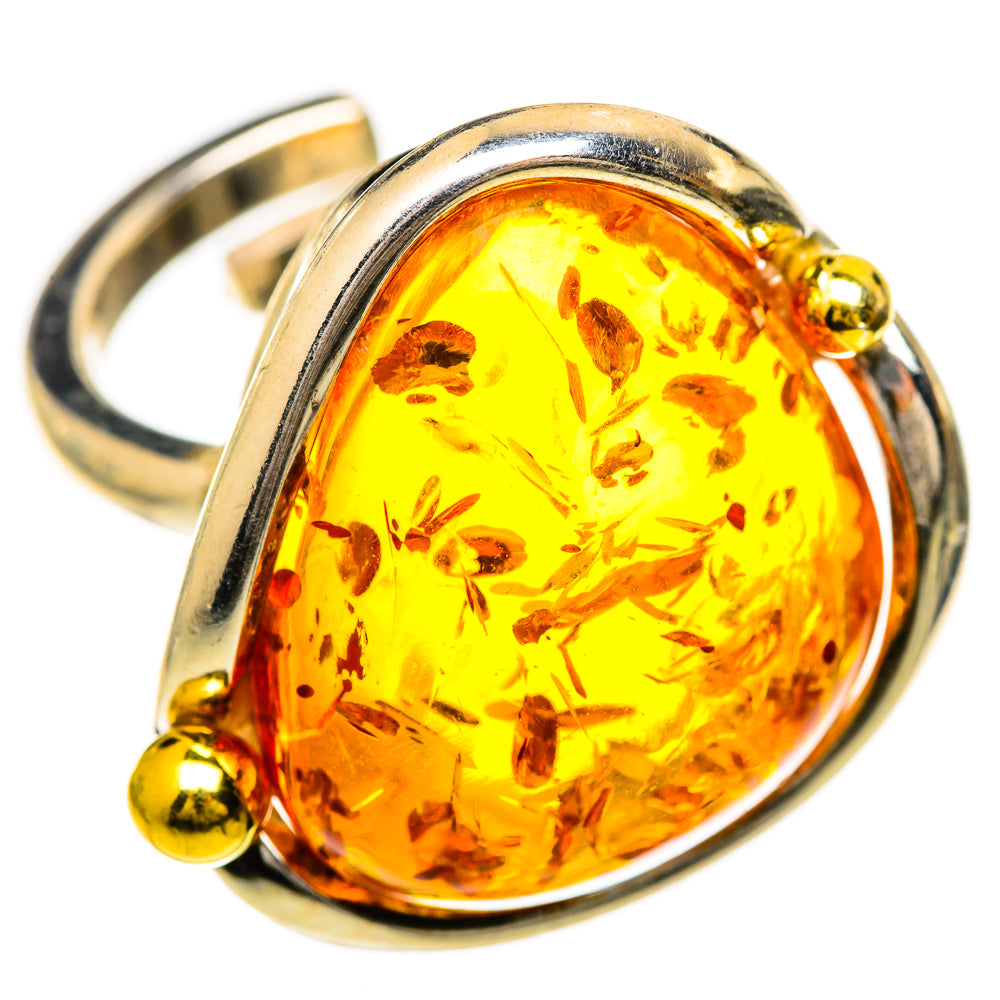 Baltic Amber Rings handcrafted by Anasilvercos - RING125752 - Photo 2