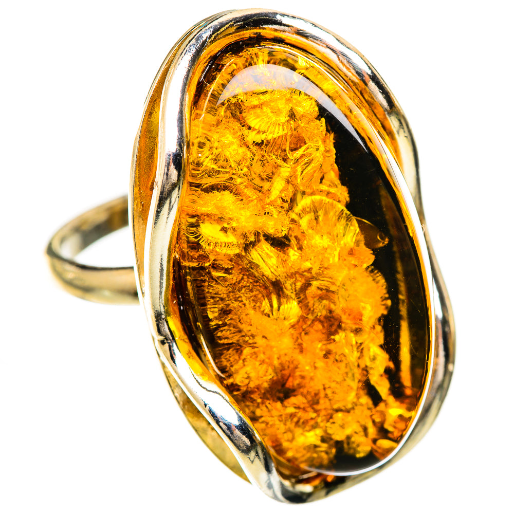 Baltic Amber Rings handcrafted by Anasilvercos - RING125753 - Photo 2