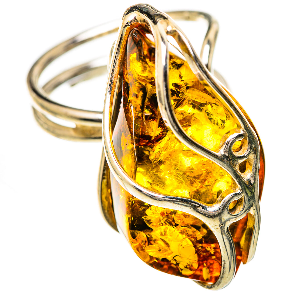 Baltic Amber Rings handcrafted by Anasilvercos - RING125755 - Photo 2