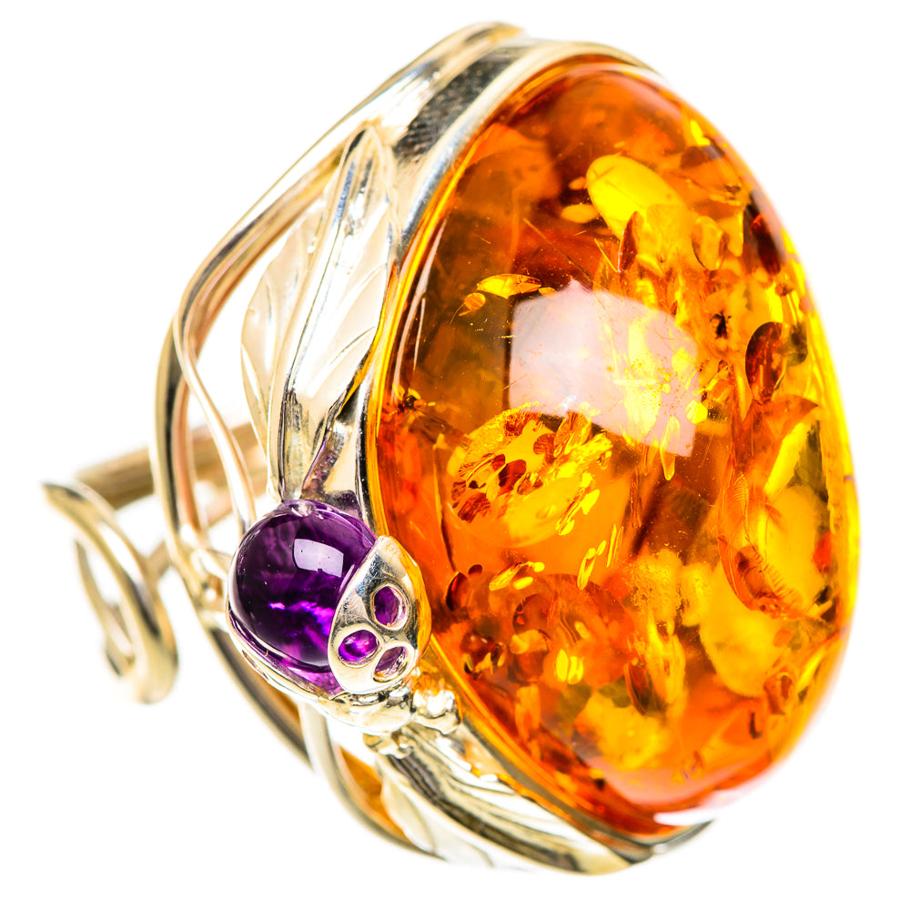 Baltic Amber Rings handcrafted by Anasilvercos - RING125756 - Photo 2