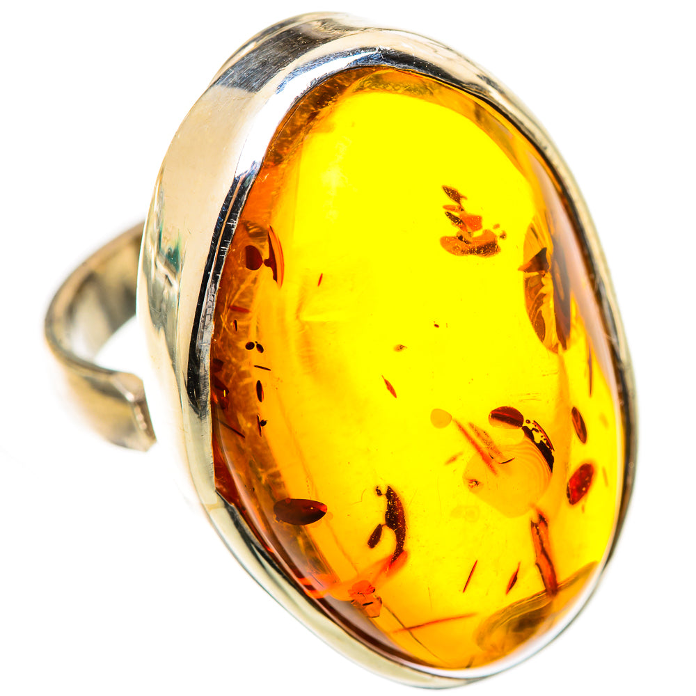 Baltic Amber Rings handcrafted by Anasilvercos - RING125758 - Photo 2