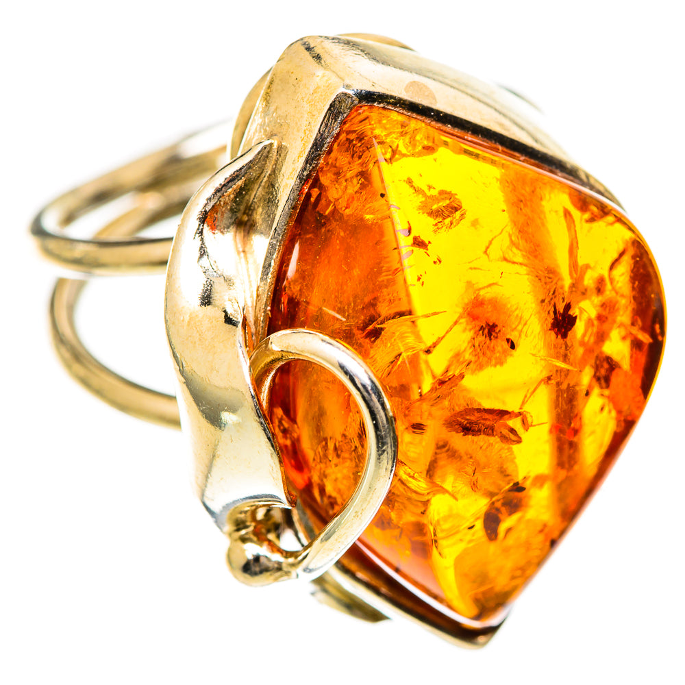 Baltic Amber Rings handcrafted by Anasilvercos - RING125759 - Photo 2