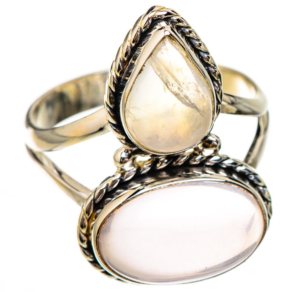 Rose Quartz Rings handcrafted by Anasilvercos - RING125774 - Photo 2