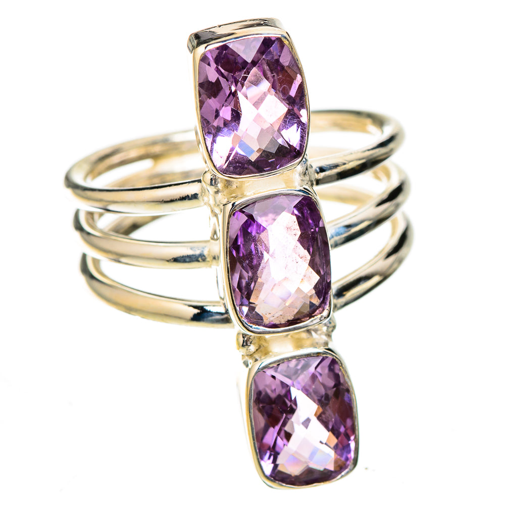 Amethyst Rings handcrafted by Anasilvercos - RING125776 - Photo 2