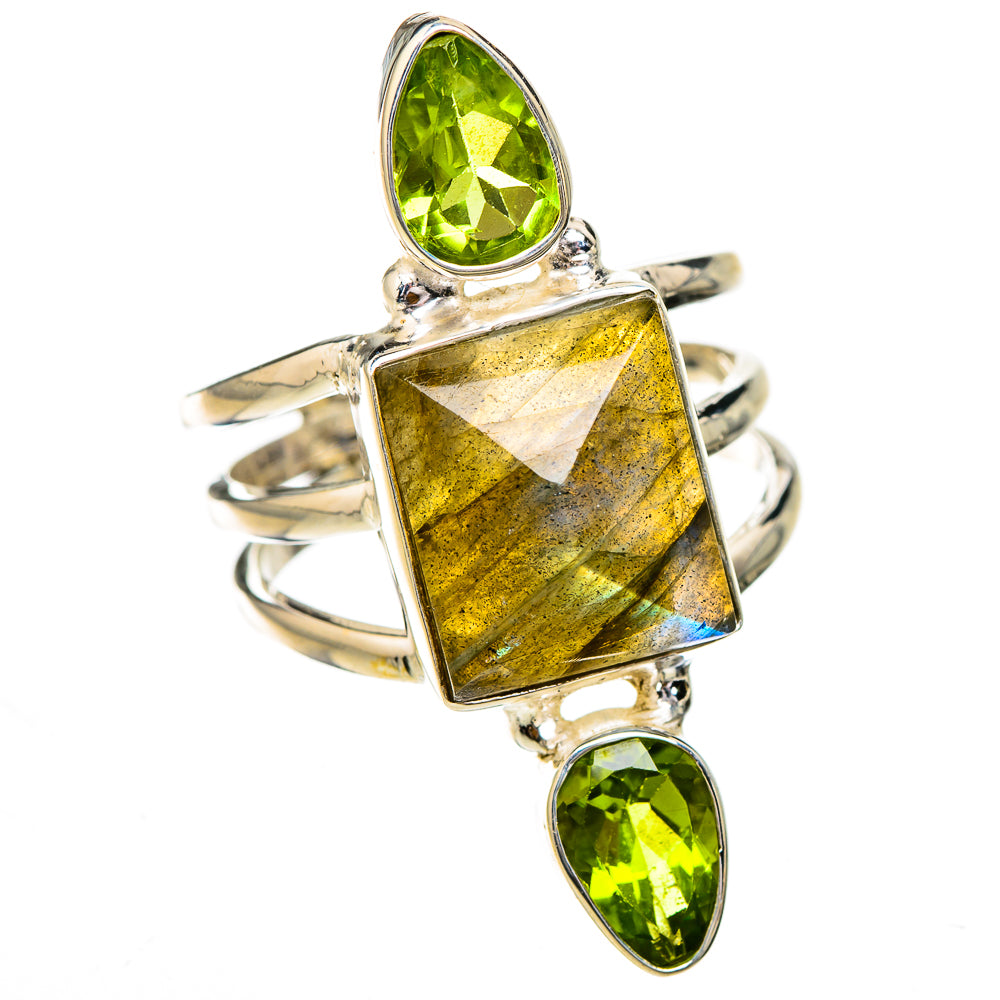 Labradorite Rings handcrafted by Anasilvercos - RING125785 - Photo 2