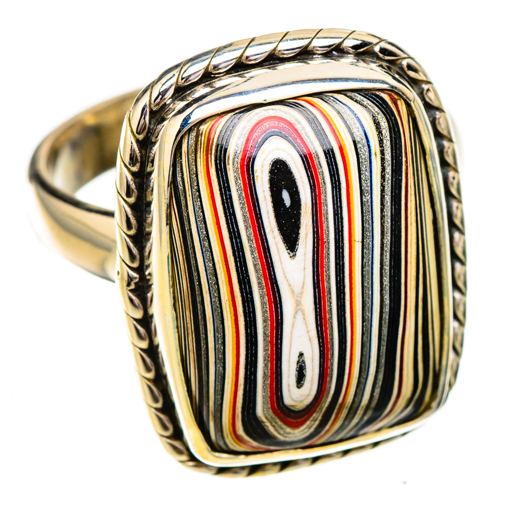 Fordite Rings handcrafted by Anasilvercos - RING125790 - Photo 2