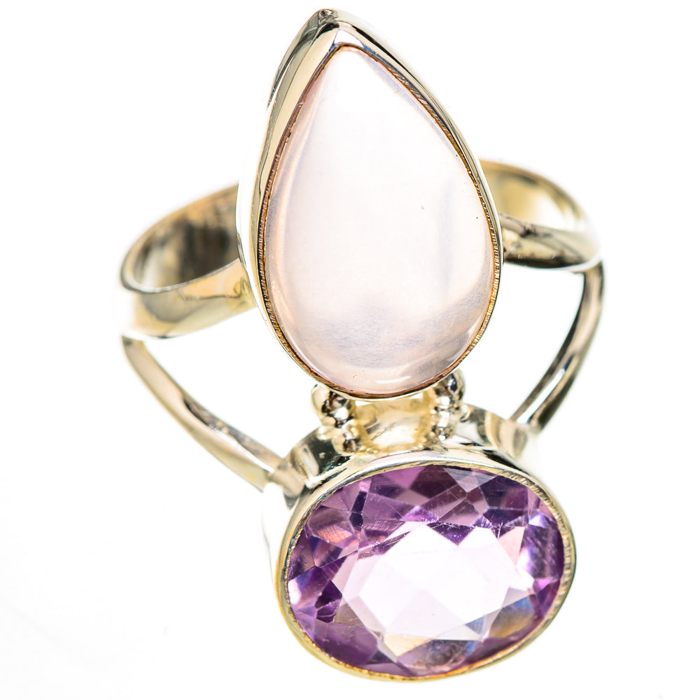 Rose Quartz Rings handcrafted by Anasilvercos - RING125845 - Photo 2