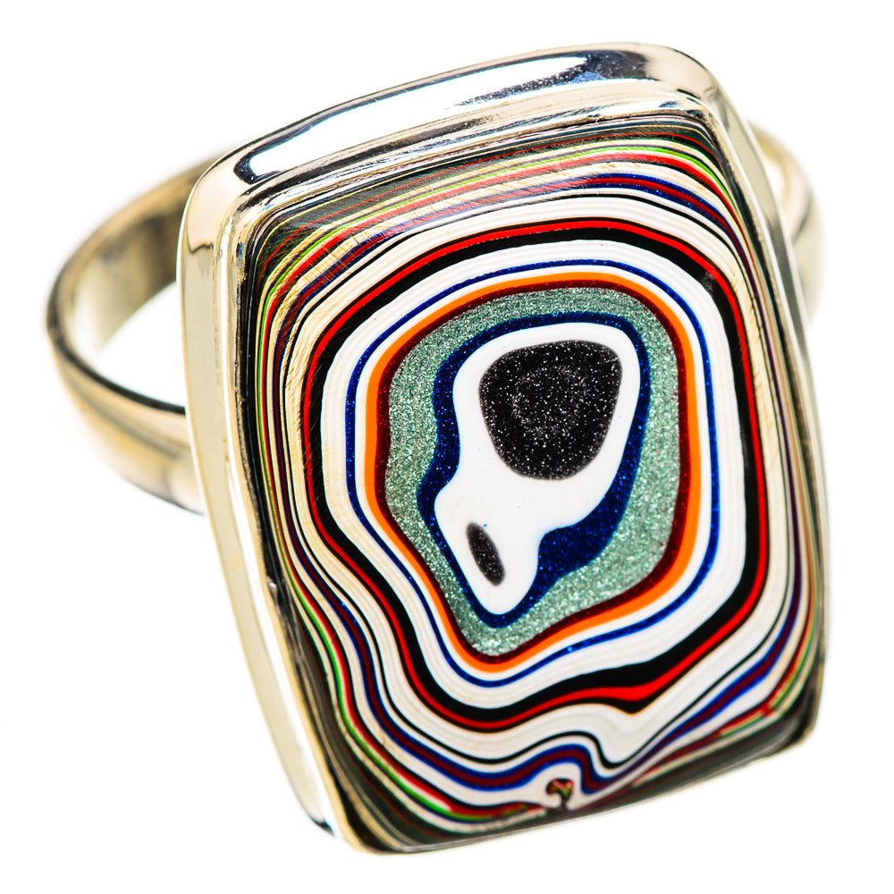 Fordite Rings handcrafted by Anasilvercos - RING125846 - Photo 2