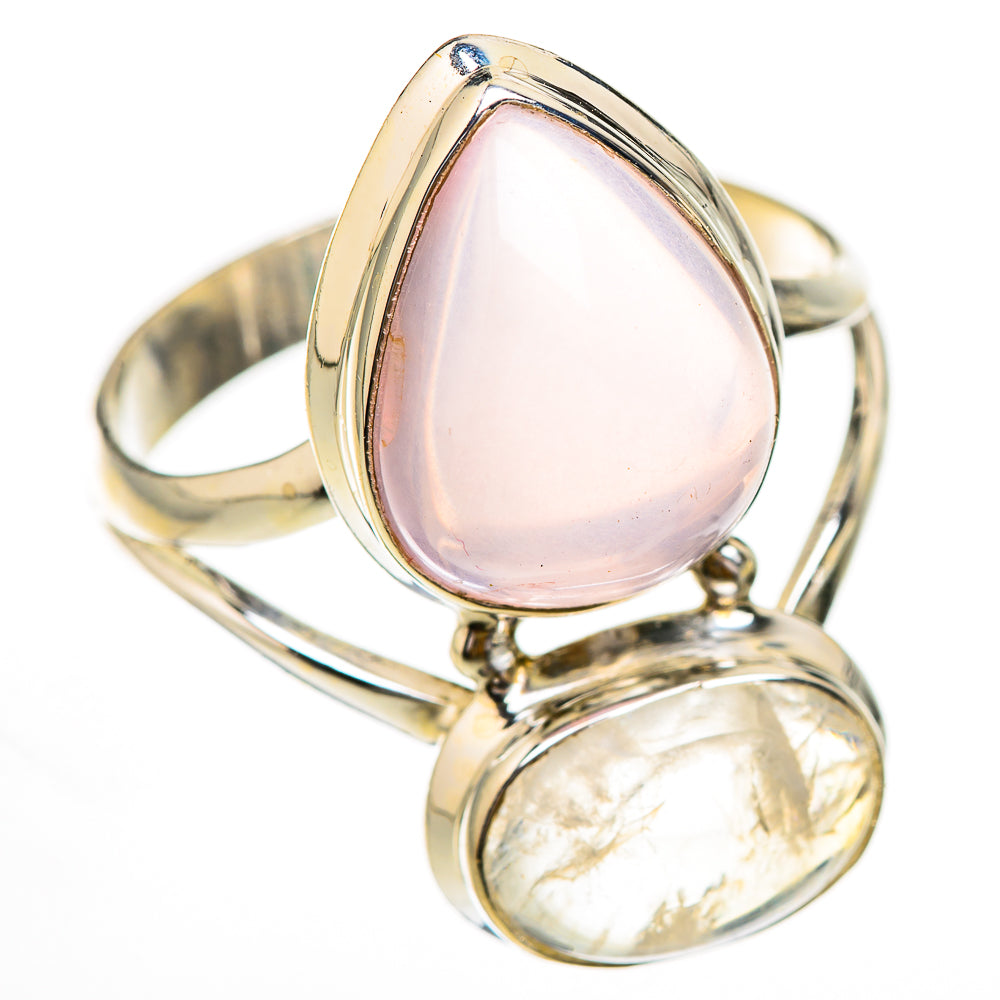 Rose Quartz Rings handcrafted by Anasilvercos - RING125856 - Photo 2