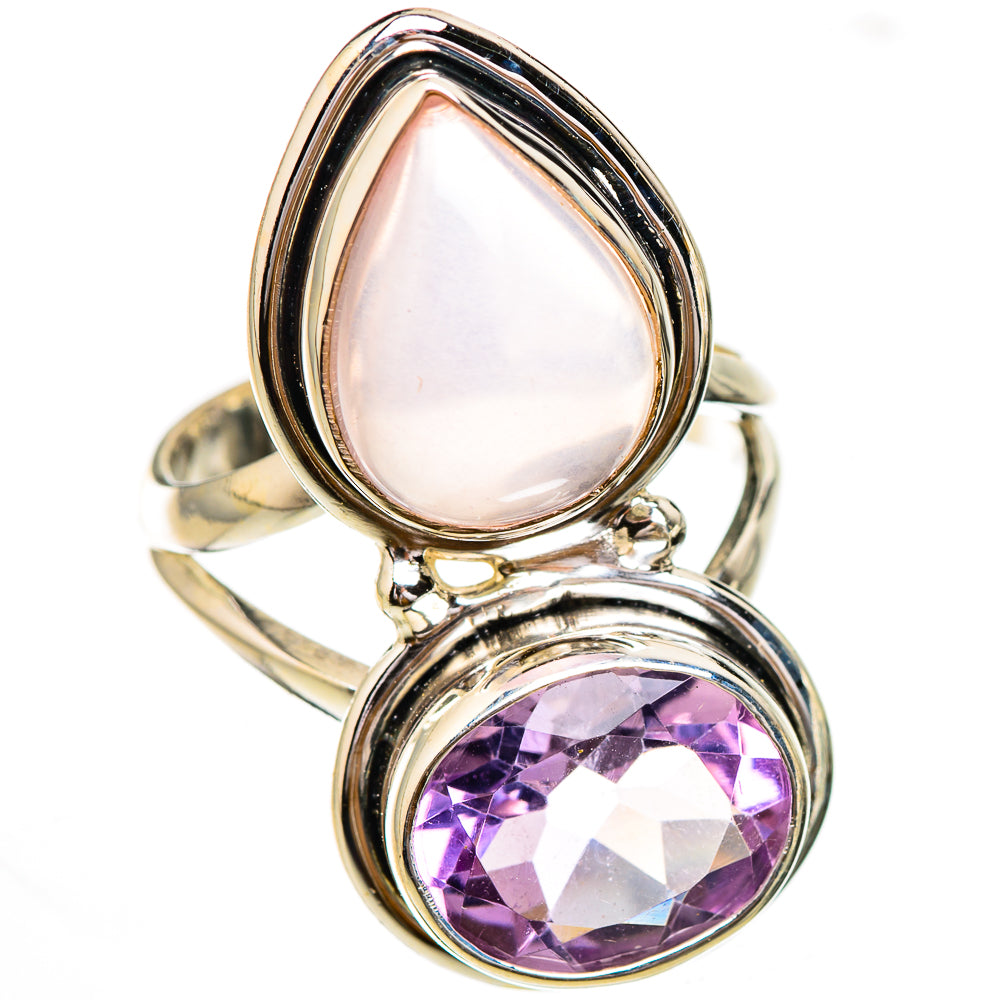 Rose Quartz Rings handcrafted by Anasilvercos - RING125869 - Photo 2