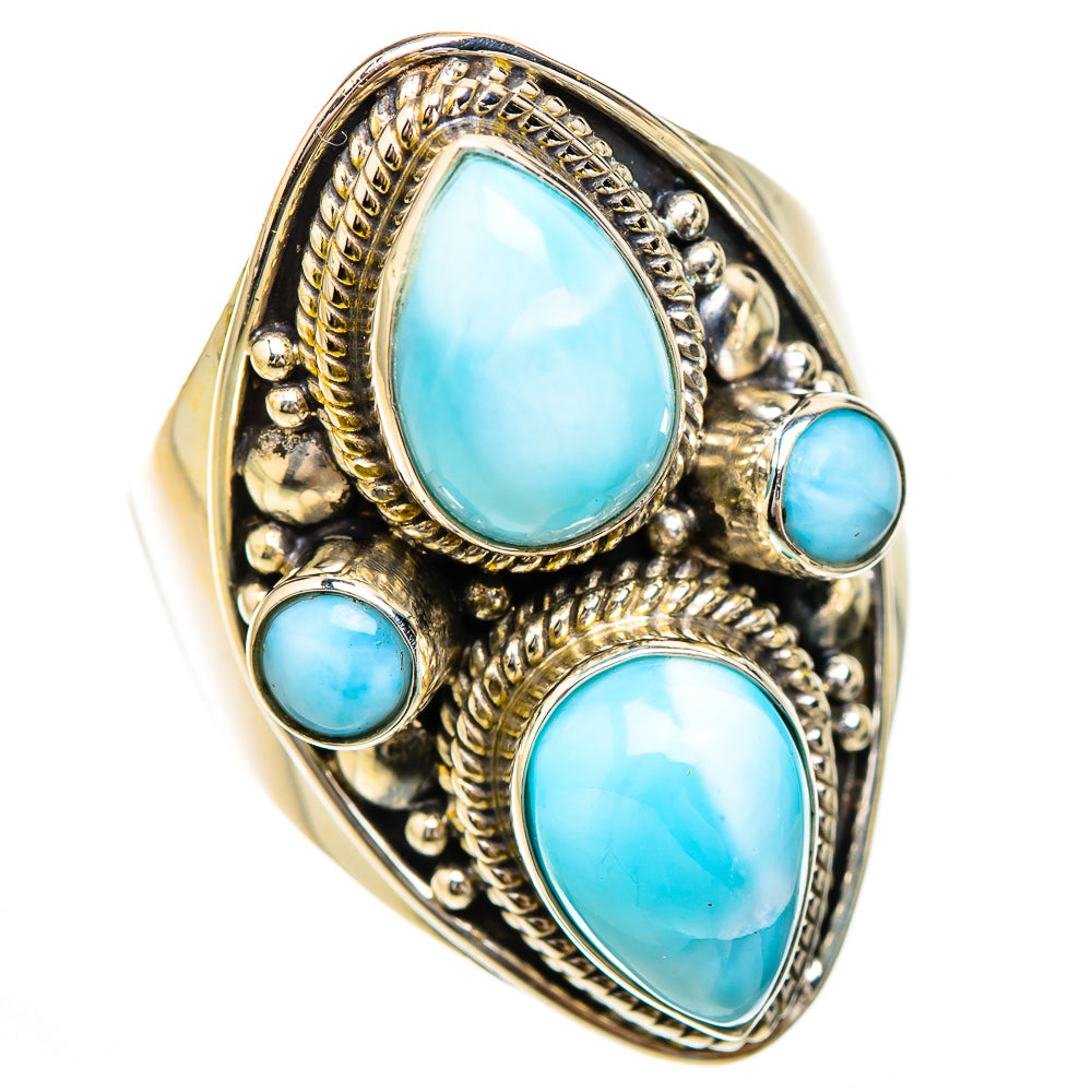 Larimar Rings handcrafted by Anasilvercos - RING125878 - Photo 2