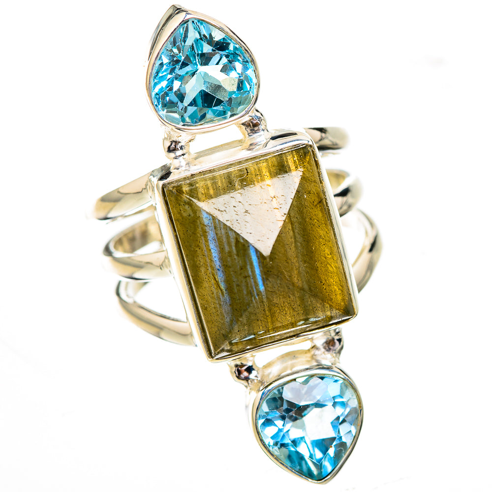 Labradorite Rings handcrafted by Anasilvercos - RING125879 - Photo 2