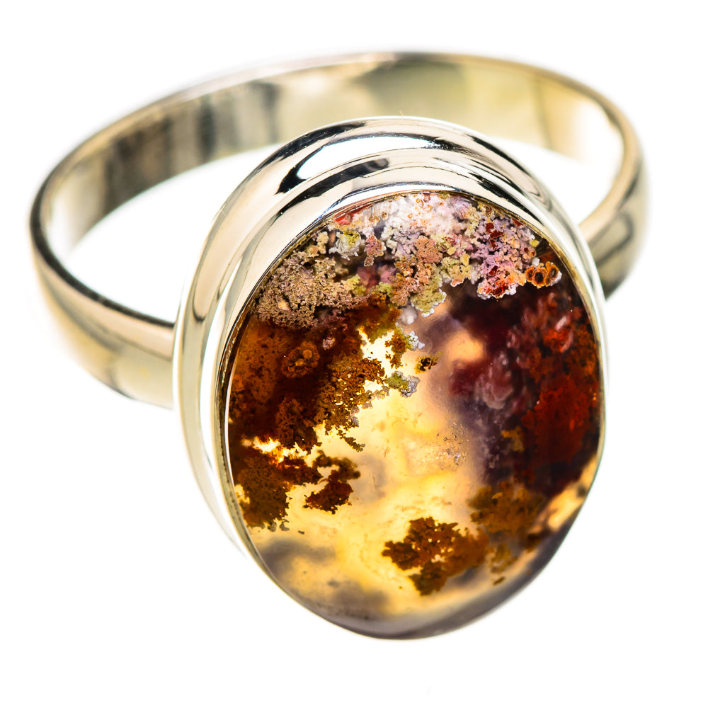 Indonesian Plume Agate Rings handcrafted by Anasilvercos - RING125883 - Photo 2