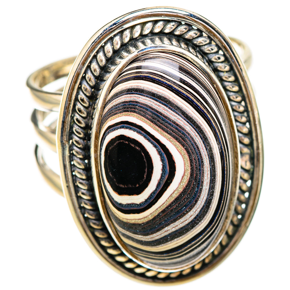 Fordite Rings handcrafted by Anasilvercos - RING125897 - Photo 2