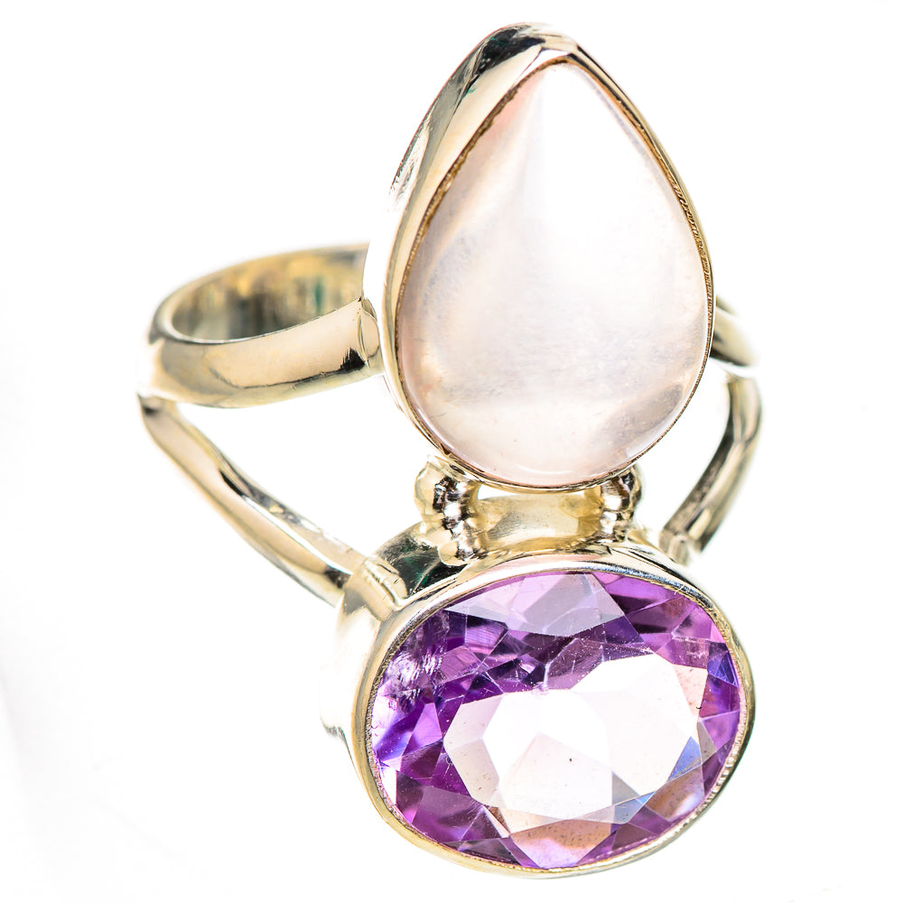 Rose Quartz Rings handcrafted by Anasilvercos - RING125904 - Photo 2