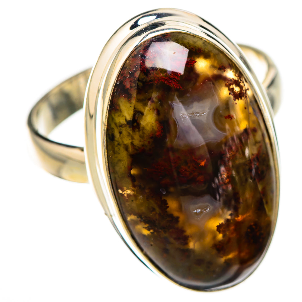 Indonesian Plume Agate Rings handcrafted by Anasilvercos - RING125923 - Photo 2
