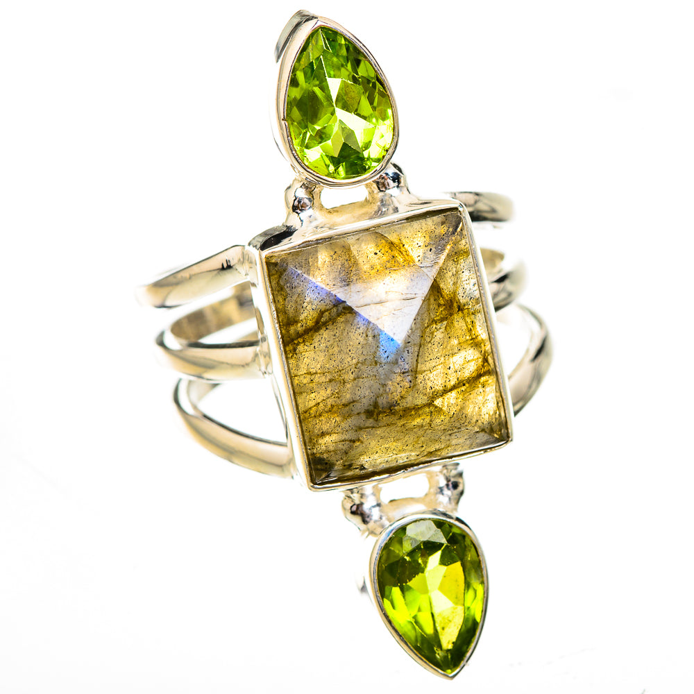 Labradorite Rings handcrafted by Anasilvercos - RING125932 - Photo 2