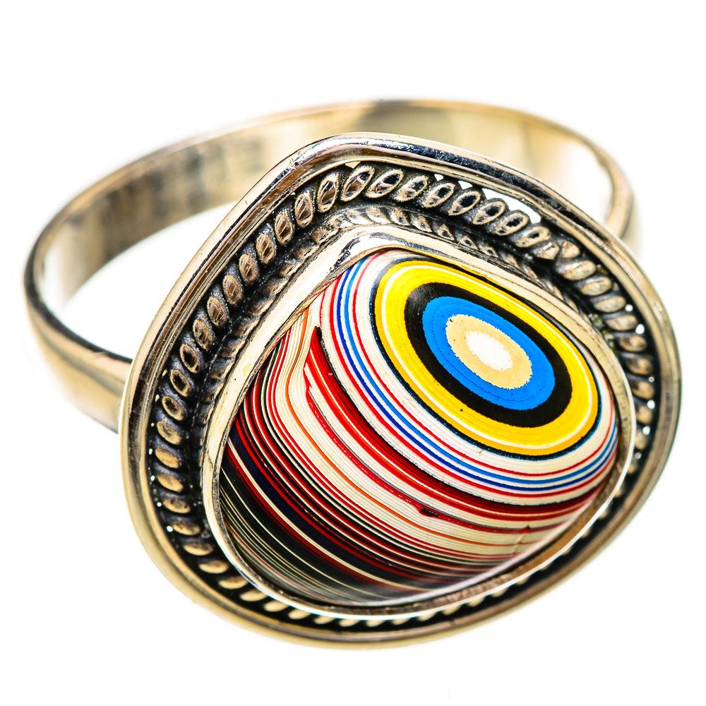 Fordite Rings handcrafted by Anasilvercos - RING125934 - Photo 2