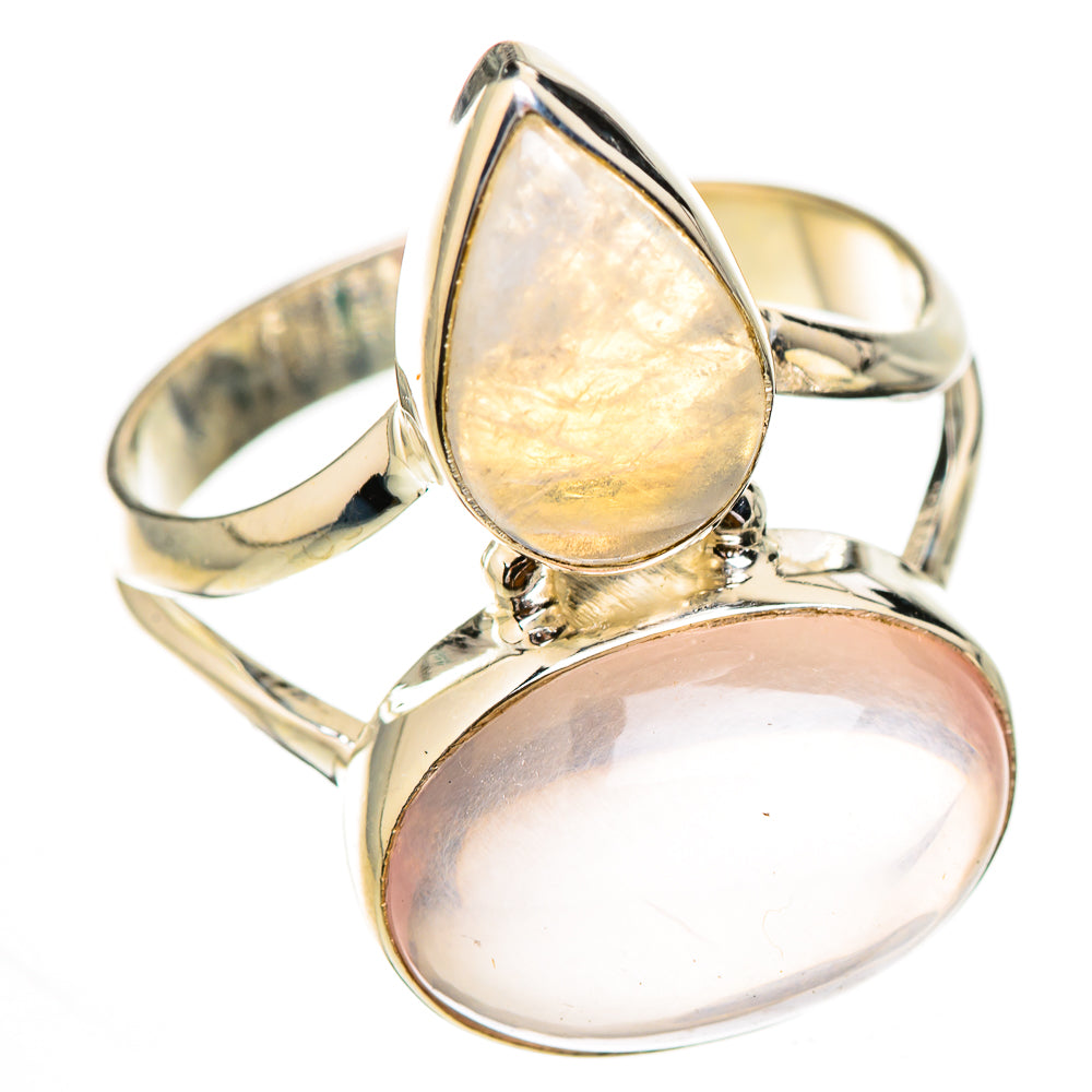 Rose Quartz Rings handcrafted by Anasilvercos - RING125950 - Photo 2