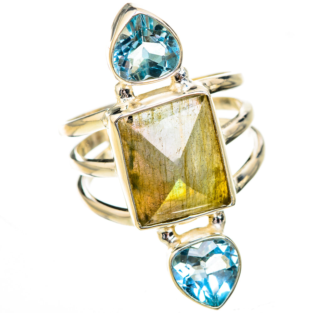 Labradorite Rings handcrafted by Anasilvercos - RING125964 - Photo 2