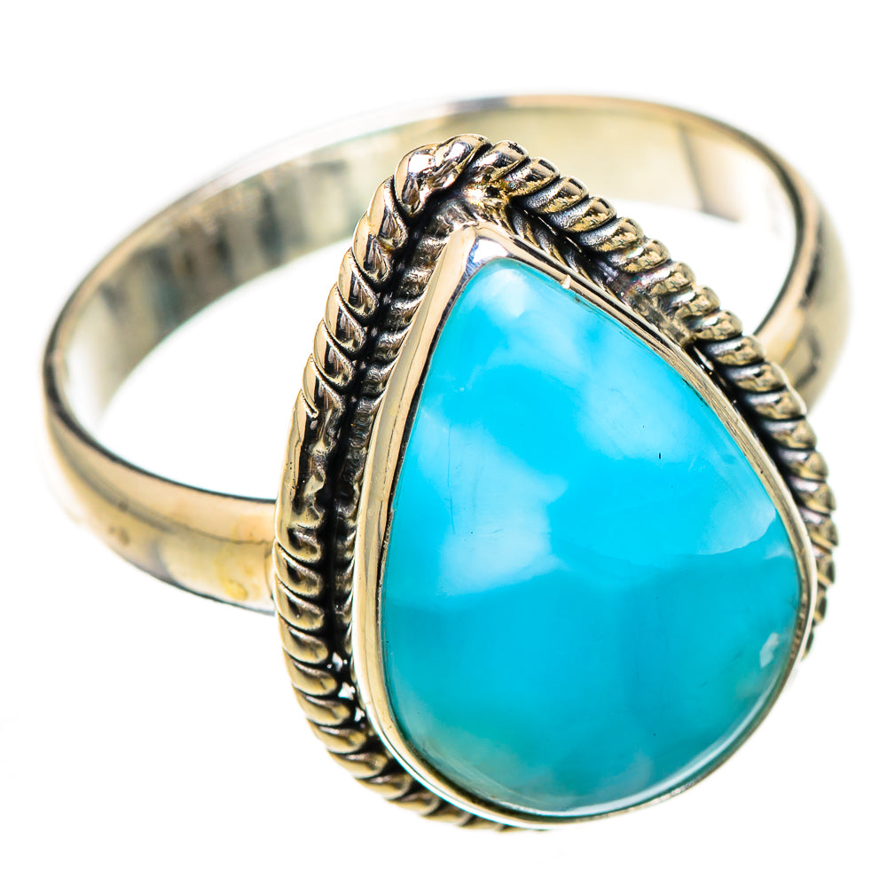 Larimar Rings handcrafted by Anasilvercos - RING125975 - Photo 2