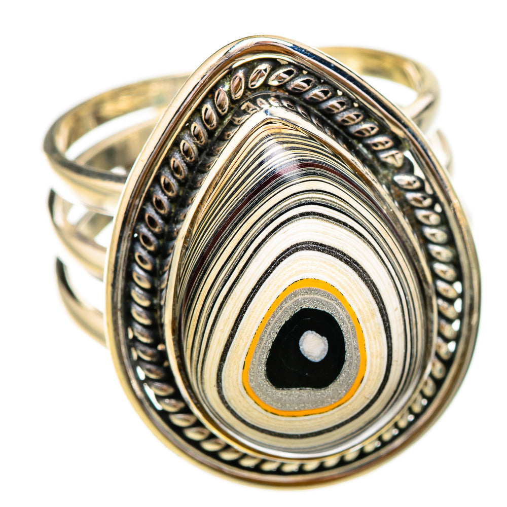 Fordite Rings handcrafted by Anasilvercos - RING125985 - Photo 2