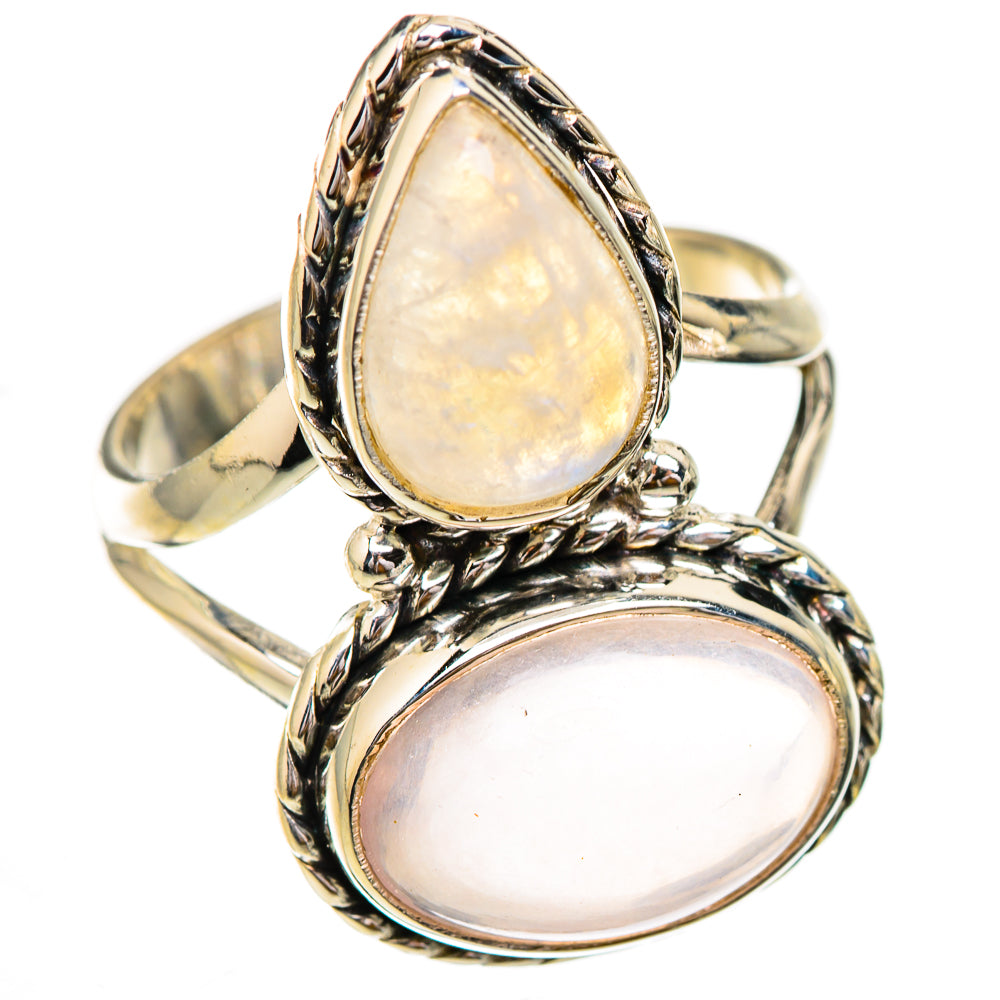 Rose Quartz Rings handcrafted by Anasilvercos - RING126010 - Photo 2