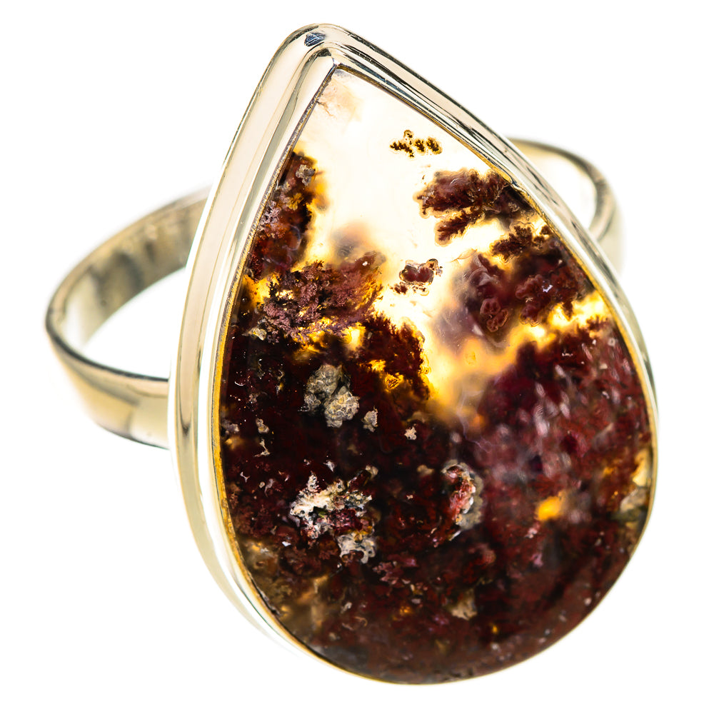 Indonesian Plume Agate Rings handcrafted by Anasilvercos - RING126033 - Photo 2