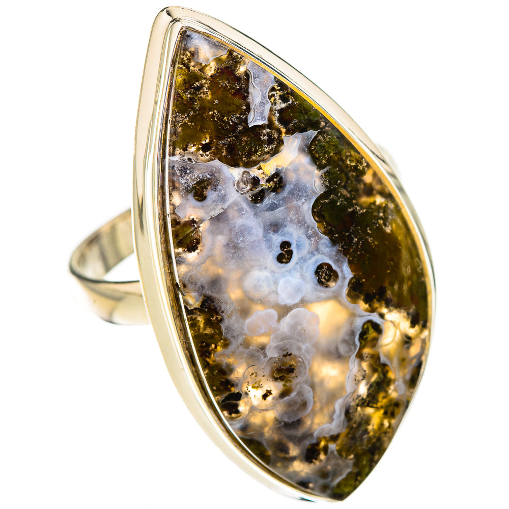 Indonesian Plume Agate Rings handcrafted by Anasilvercos - RING126035 - Photo 2