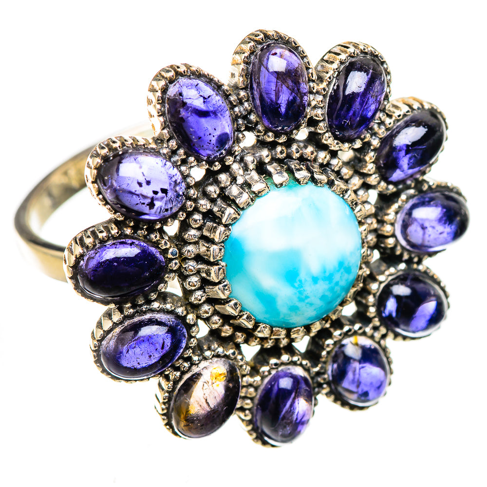 Larimar Rings handcrafted by Anasilvercos - RING126047 - Photo 2