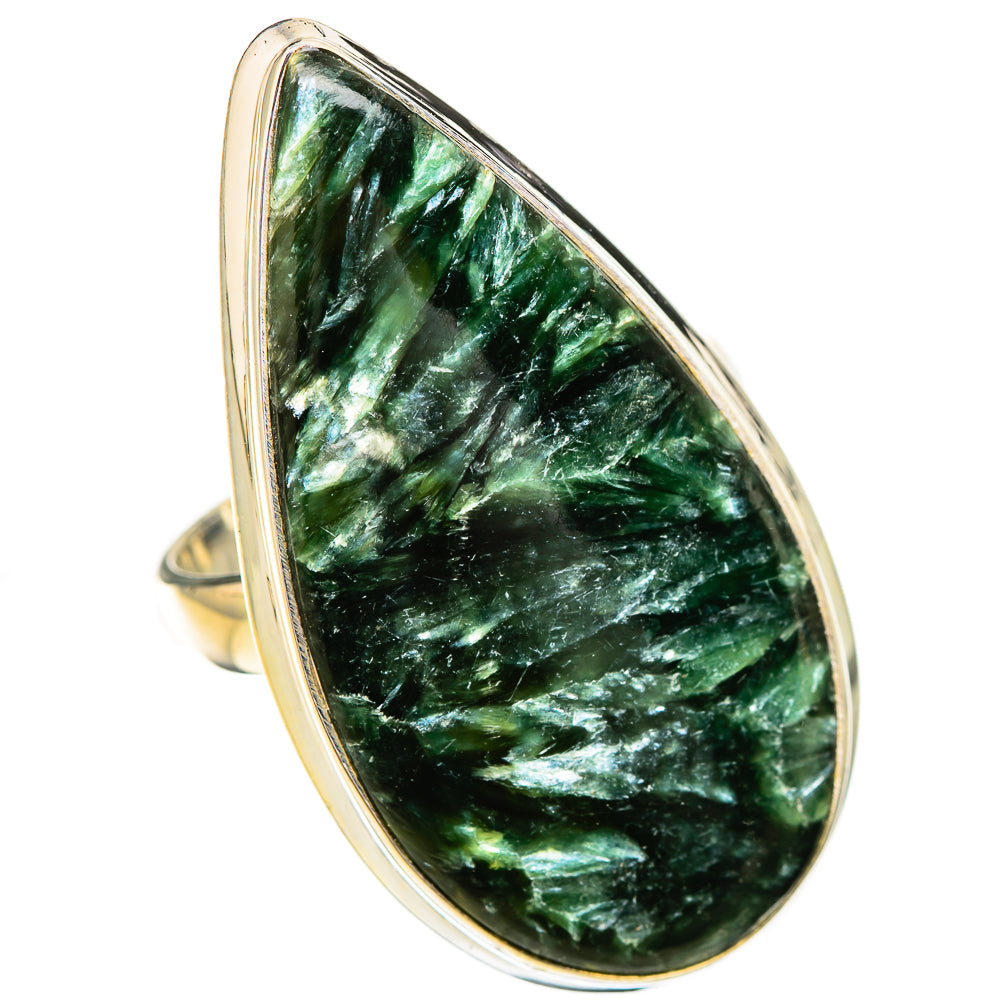 Seraphinite Rings handcrafted by Anasilvercos - RING126059 - Photo 2