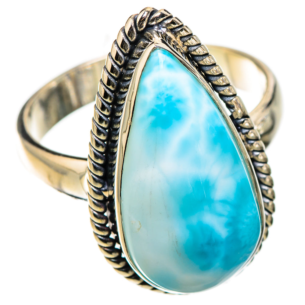 Larimar Rings handcrafted by Anasilvercos - RING126074 - Photo 2