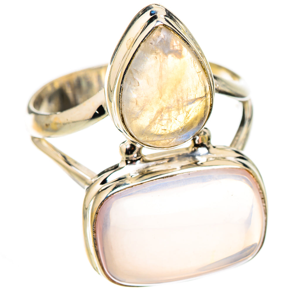 Rose Quartz Rings handcrafted by Anasilvercos - RING126083 - Photo 2