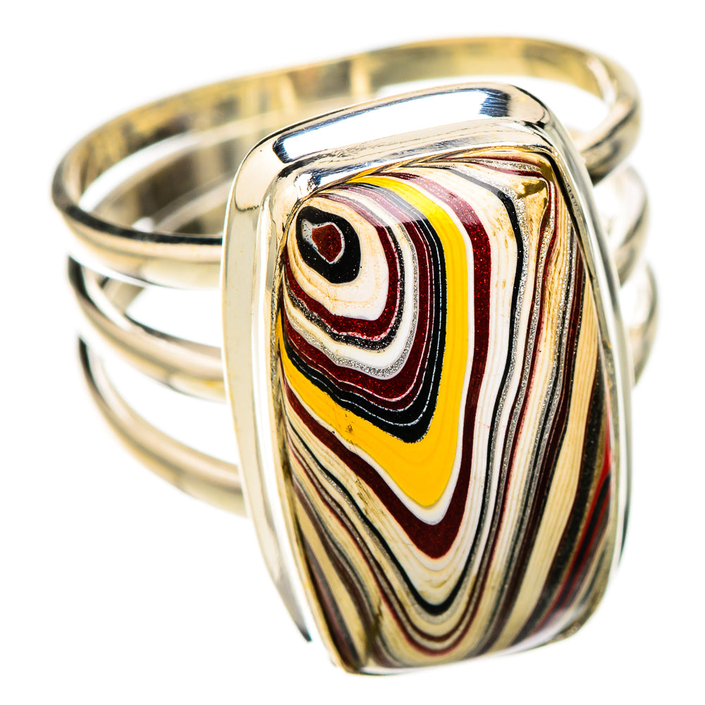 Fordite Rings handcrafted by Anasilvercos - RING126107 - Photo 2