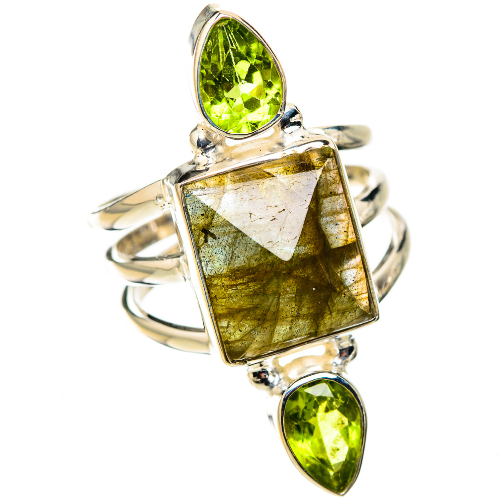Labradorite Rings handcrafted by Anasilvercos - RING126108 - Photo 2