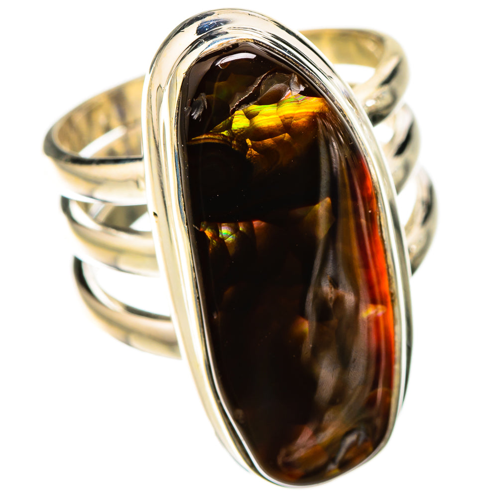 Mexican Fire Agate Rings handcrafted by Anasilvercos - RING126117 - Photo 2