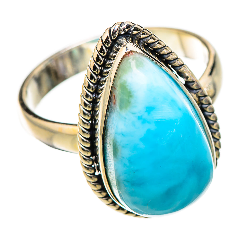 Larimar Rings handcrafted by Anasilvercos - RING126129 - Photo 2