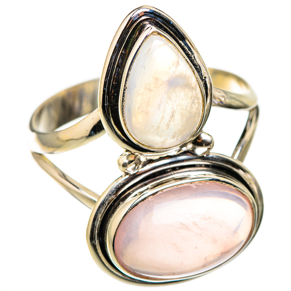 Rose Quartz Rings handcrafted by Anasilvercos - RING126133 - Photo 2