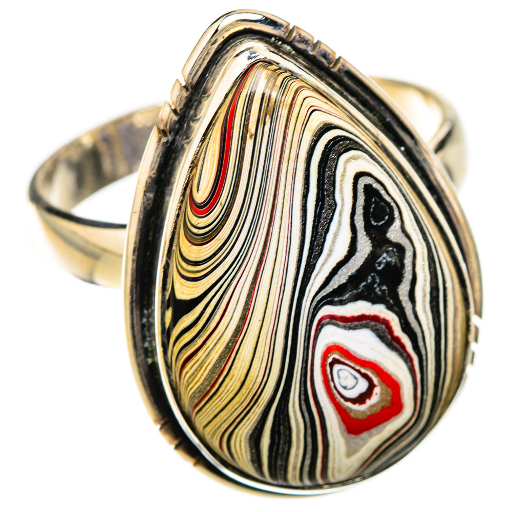 Fordite Rings handcrafted by Anasilvercos - RING126138 - Photo 2