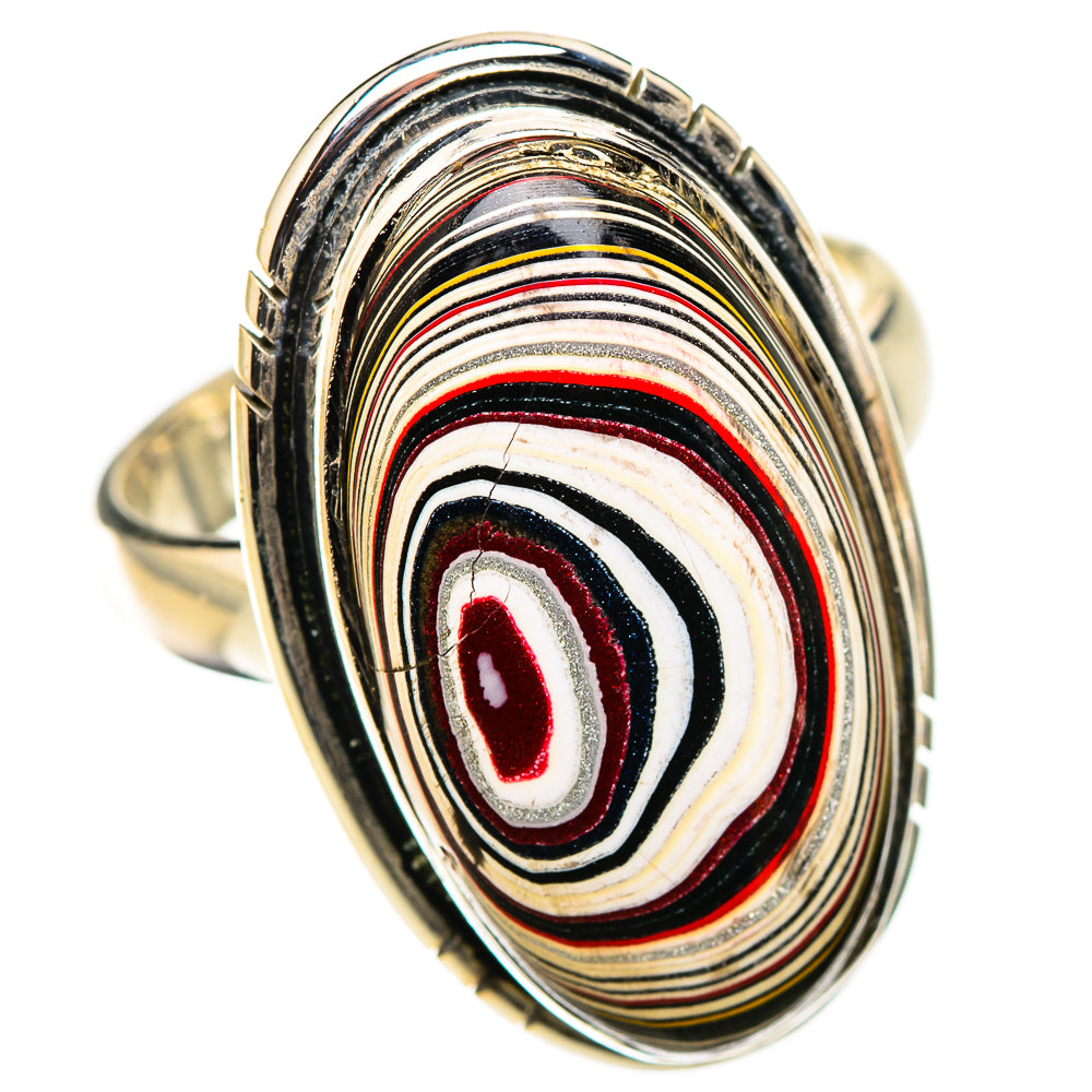 Fordite Rings handcrafted by Anasilvercos - RING126141 - Photo 2